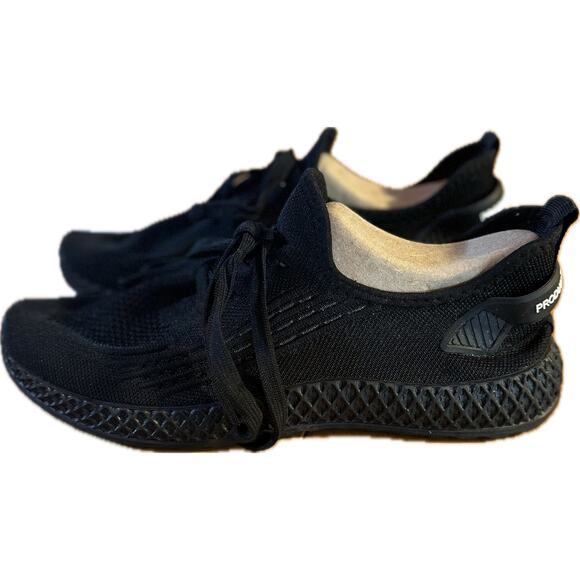 Pony PP1 Pro Men's Black Sneakers Size 10 Athletic Casual Lace Up Shoes - Picture 2 of 7